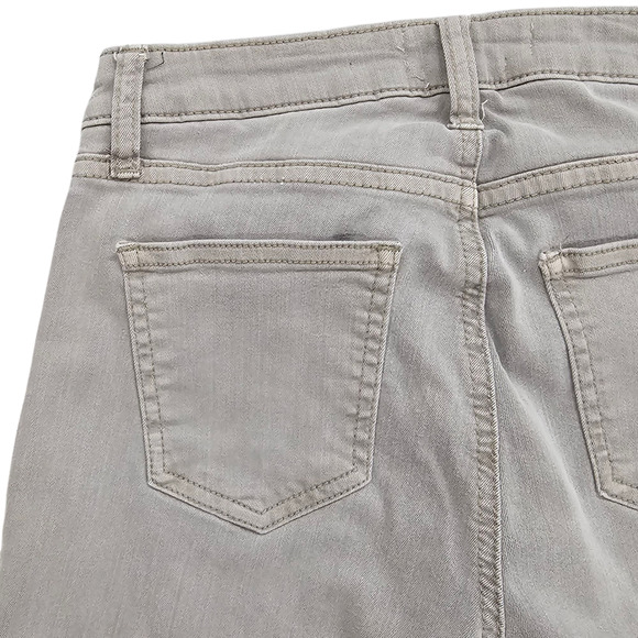 Pistola Jeans Womens Size 26 Gray Audrey Moto Skinny Stretch Light Wash - Picture 7 of 14